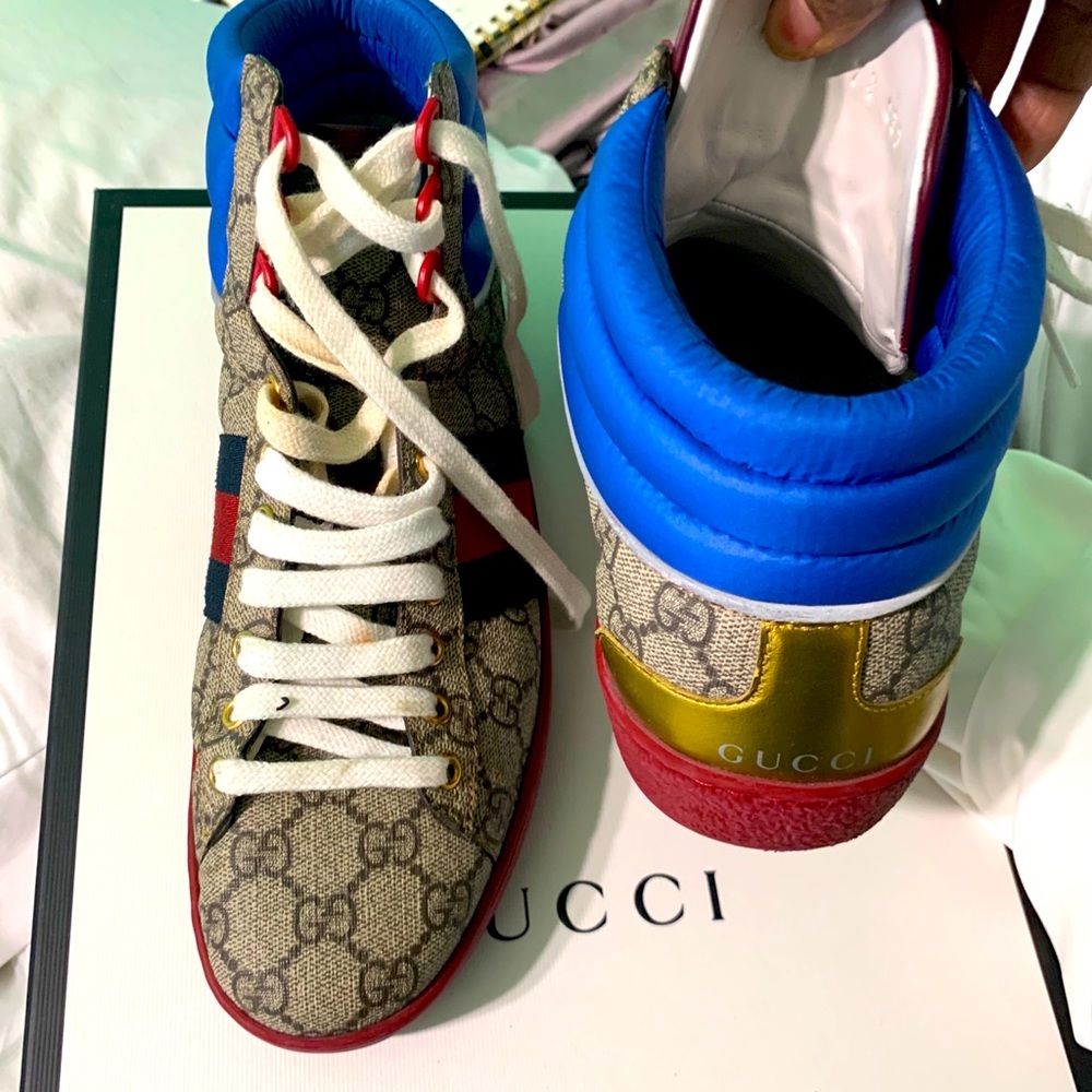 gucci men high-top sneaker